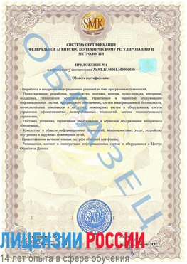 Образец сертификата соответствия (приложение) Биробиджан Сертификат ISO 27001